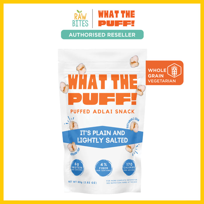 What The Puff Puffed Adlai Snack - Lightly Salted 80g