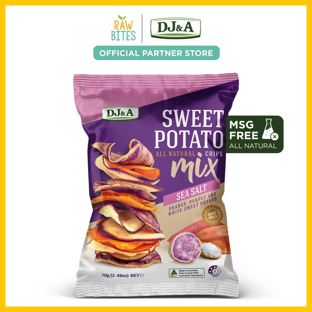 DJ&A Sweet Potato Chips Mix Sea Salt 70g