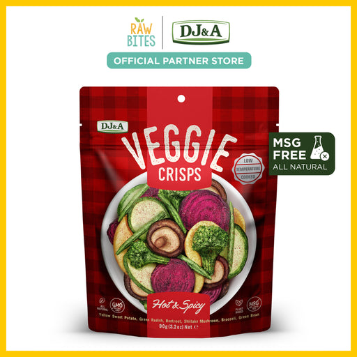 DJ&A Veggie Crisps Hot & Spicy 90g