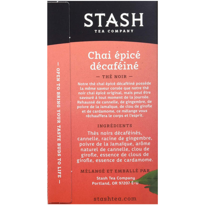 Stash Decaf Chai Spice Black Tea 33g/18 bags 